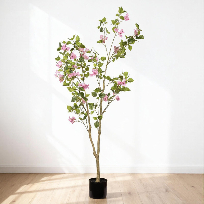 Bougainvillées artificielles Esom 5 pi pour le bureau personnel