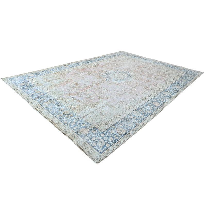 One-of-a-Kind Rectangle 9'7" X 13'10" Hand Knotted Area Rug