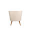Fauteuil demi-tonneau en polyester 31,5 po Burgos-1793148373