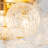 4-light Handcrafted Glass Bubble Semi-flush Mount