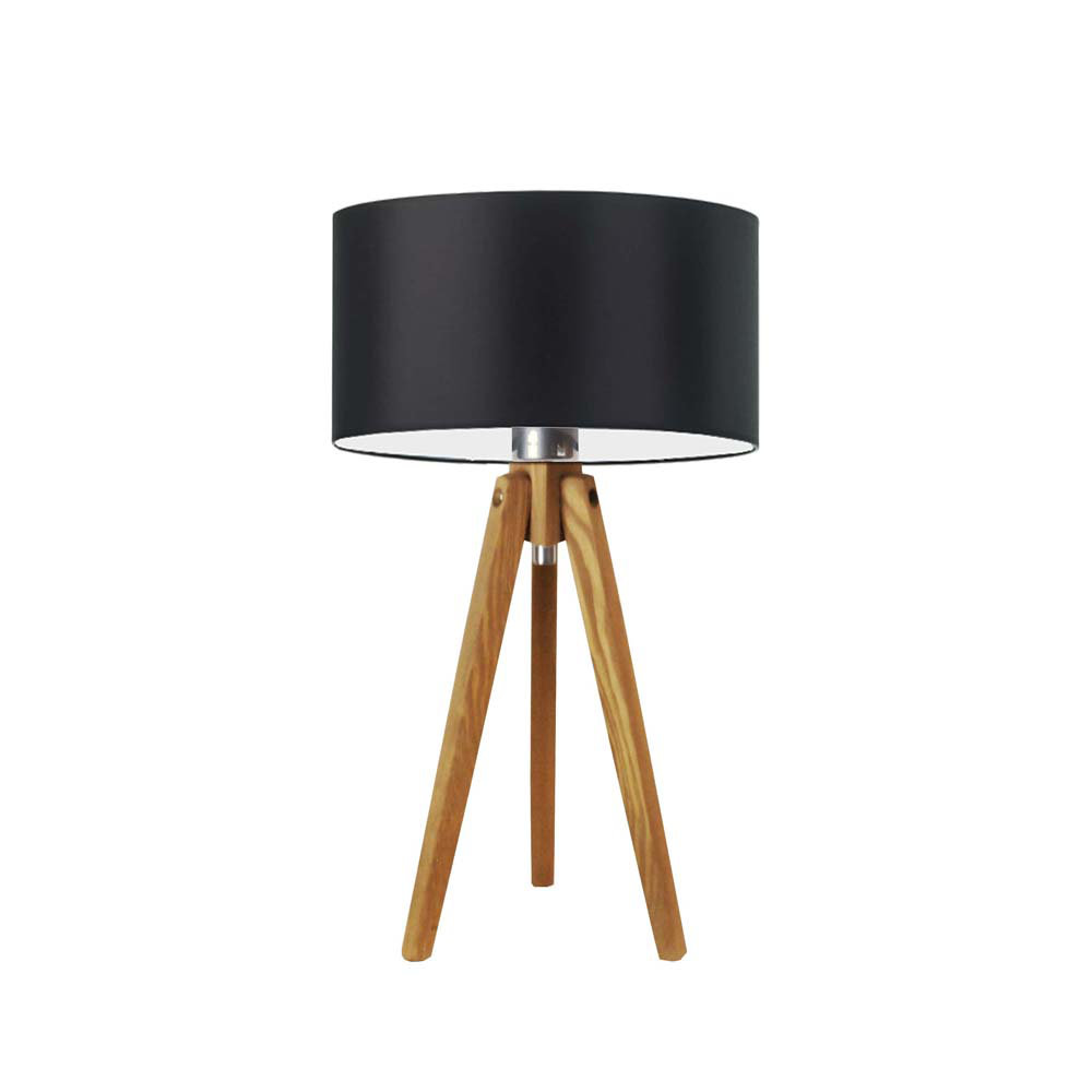 Balinas Solid Wood Tripod Lamp