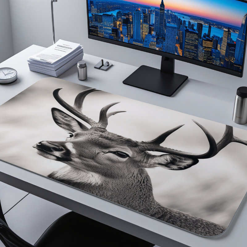 Polyester Desk Pad, 14.4x12.1