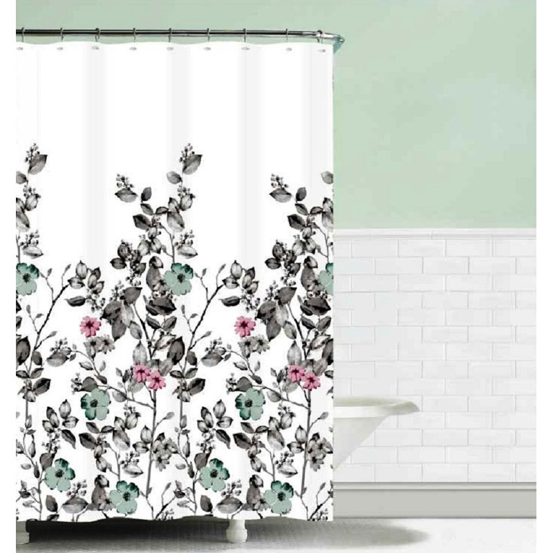 Schupple Geometric Shower Curtain