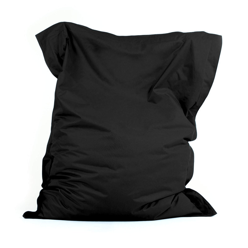 Bazaar Bag Water-Resistant XL Floor Cushion Bean Bag, Black