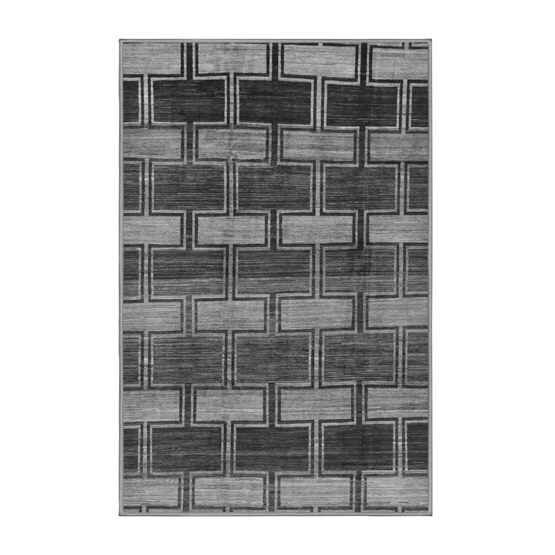 Tapis gris abstraits 189, Rectangle 2 pi x 3 pi