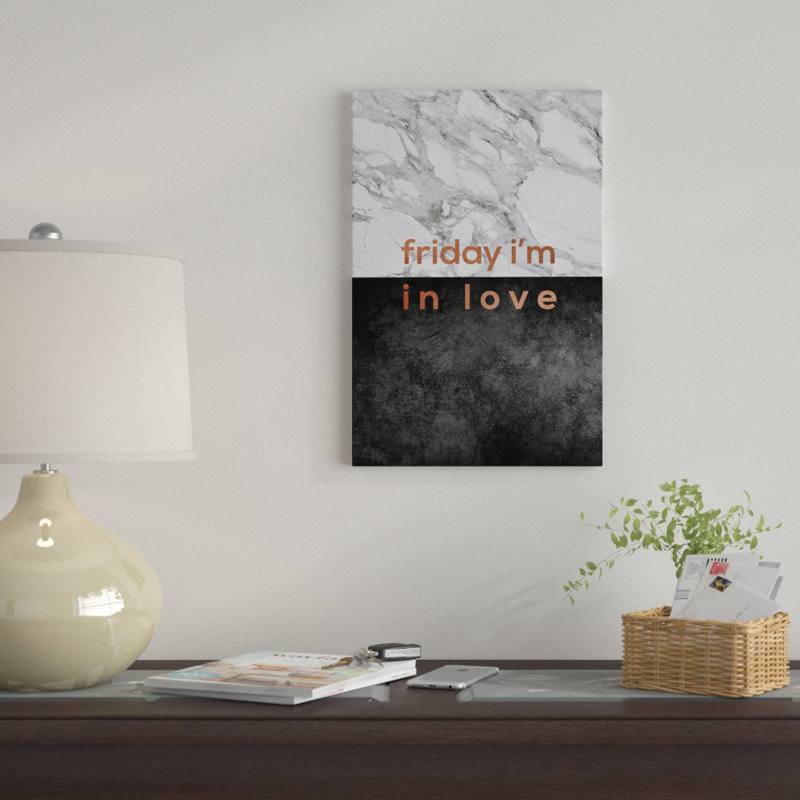 «I'm I'm Love», impression sur toile, H 18 po x l 12 po x P 1,5 po, Toile tendue, Pas de tapis