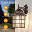 Ensemble de 2 lanternes murales d'extérieur Dusk to Dawn (ampoules non incluses)-68299017