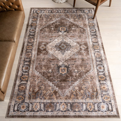 Tapis lavable à la machine Pr médaillon anti-dégâts