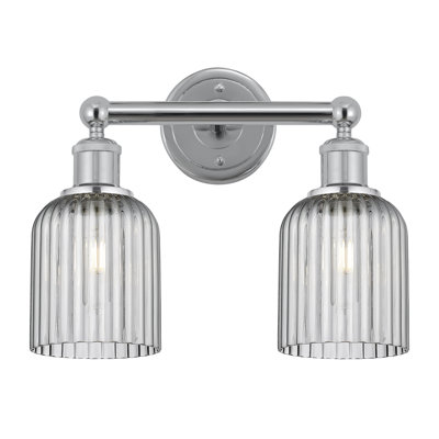 Abat-jour de salle de bain 2 lumières Edison Addeline 14 po