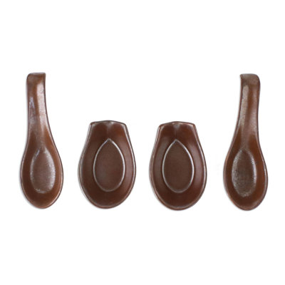 Ceramic / Porcelain Oval Spoon Rest