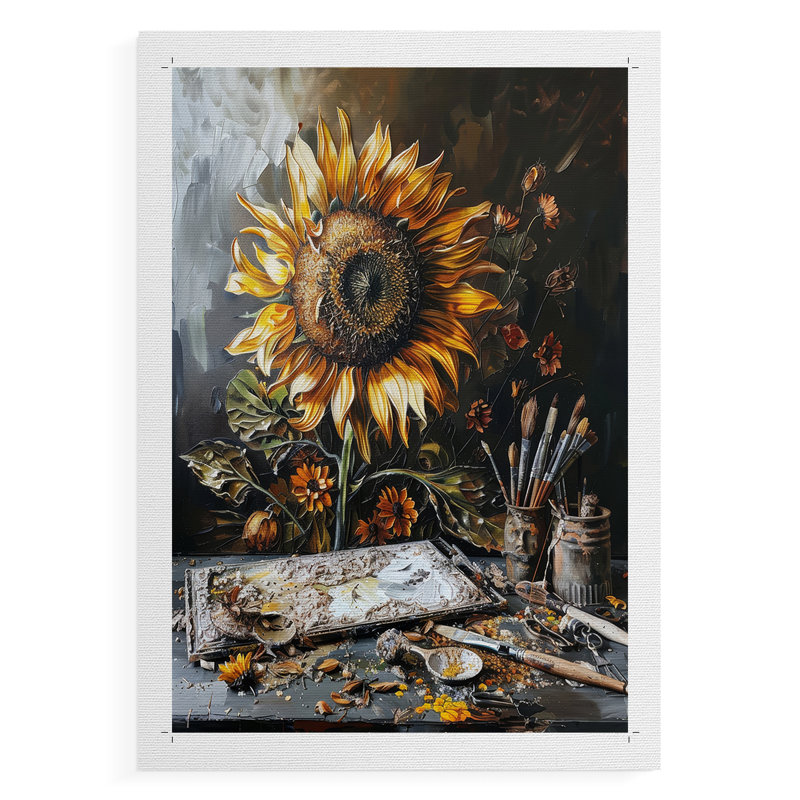 Série FLORAL DII - Impression sur toile seulement - NON CADRE, H 12 po x l 8 po