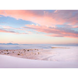 White Sands Pastel Sunset Print by Bruce Heinemann