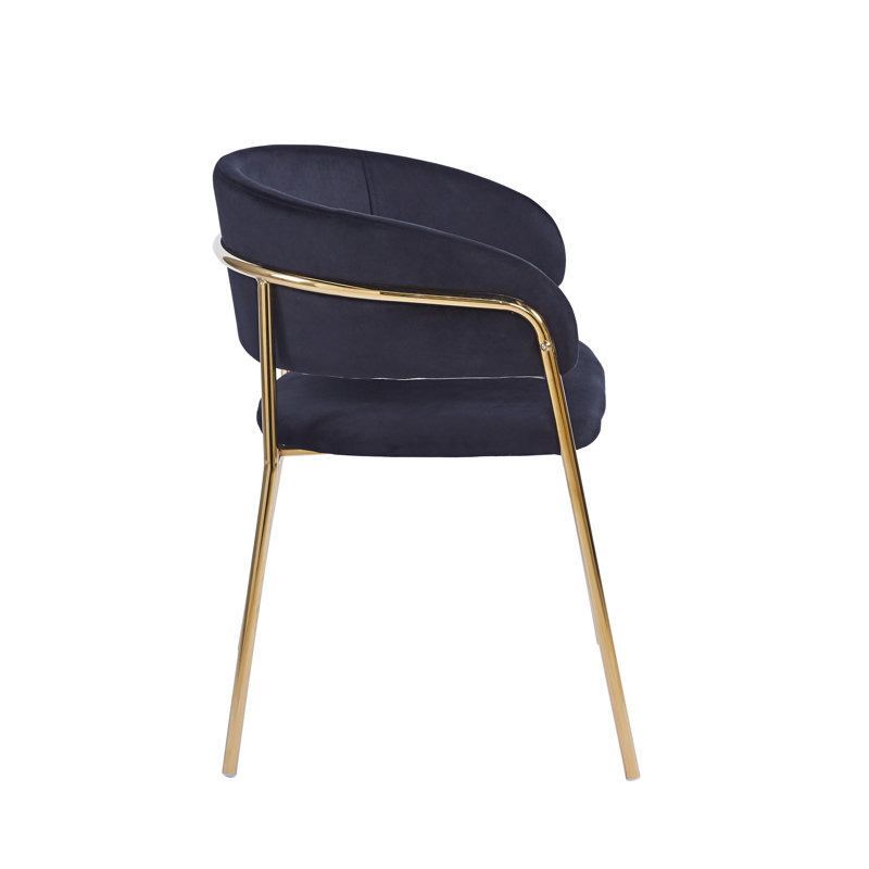 Cardi Upholstered Dining Chair, Black