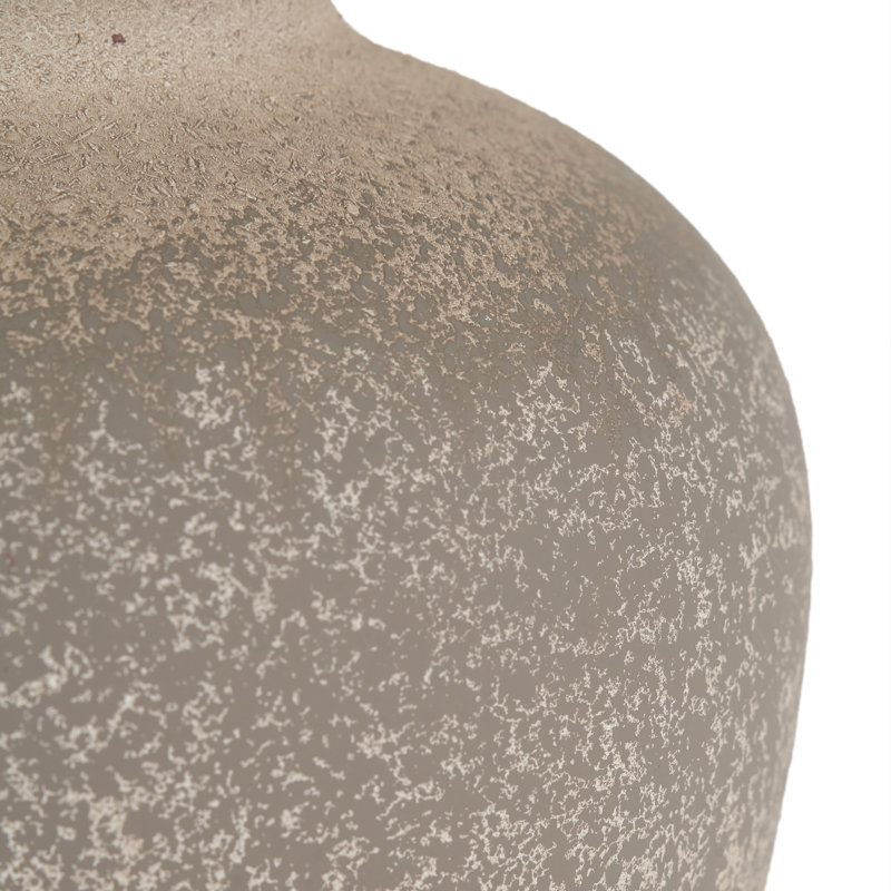 Rhone Ceramic Table Lamp, Grey, 61cm H 40cm W 40cm D