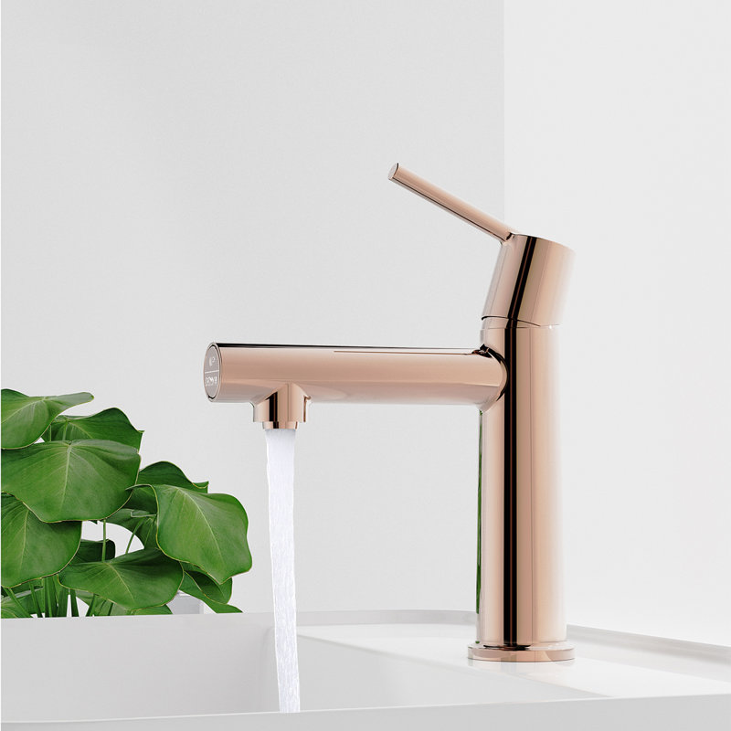 Single Handle Bathroom Faucet For 1 Or 3 Holes ,Fountain And Flow Mode Two-In-One Function,Deck Mount Laundry Vanity Sink Faucet With Two 9/16" Hoses