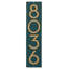 Floating Modern 3" Number Vertical Address Plaque (4 Digits)-435911318-435911280-435907216