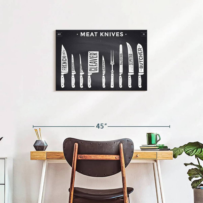 Senne Kitchen Utensils Knife Set, 20" H x 30" W