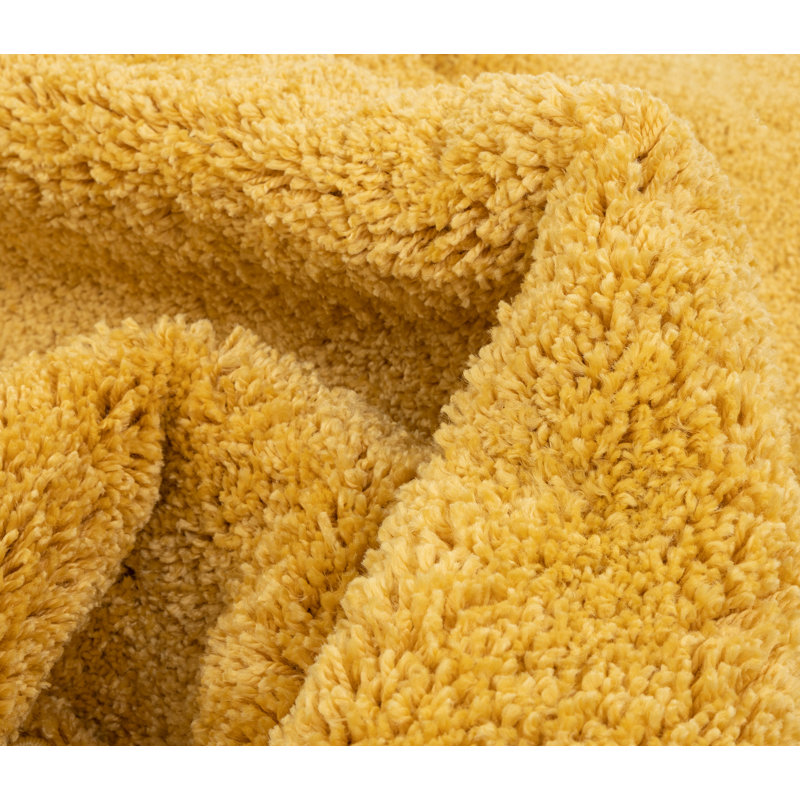 Madison Shag Solid Colour Synthetic Area Rug, Rectangle 120 x 160cm