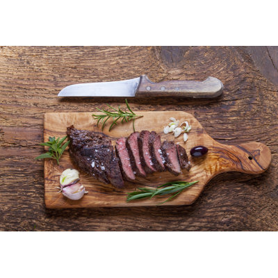 Grilled Steak by Bernjuer - Wrapped Canvas Print