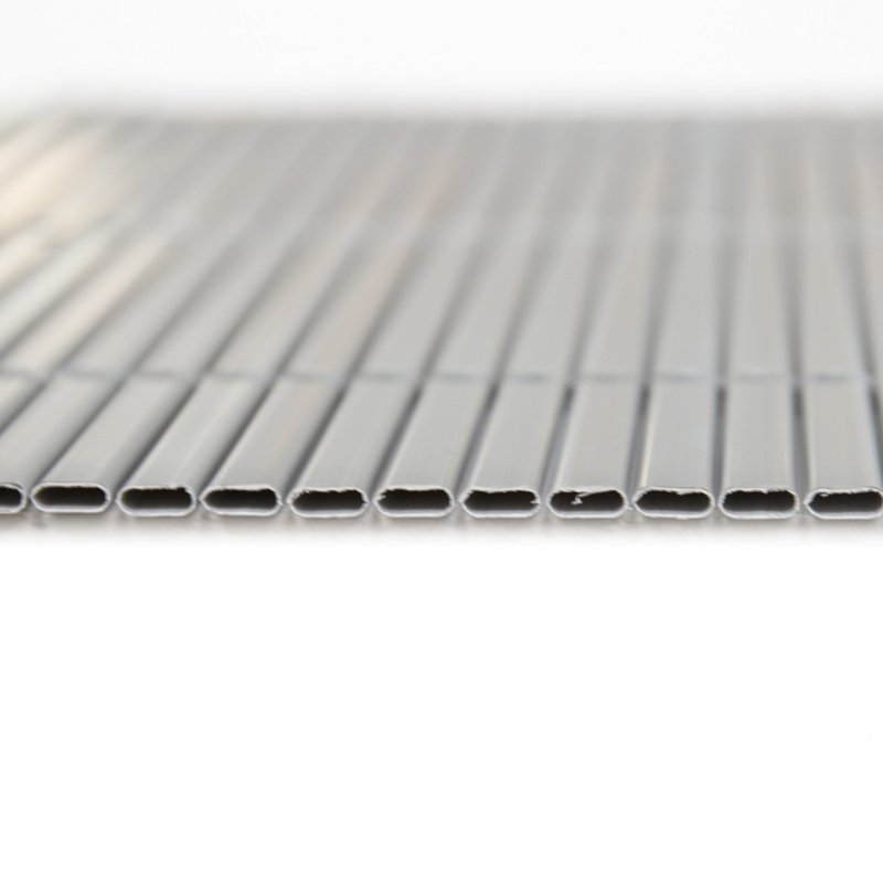 White Privacy Fence, 1.5 cm H x 3 cm W x 0.3 cm D, White