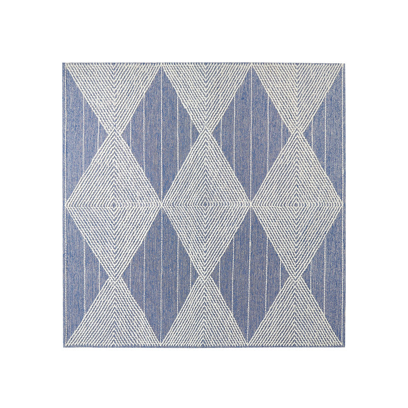 Jayceson Geometric Wool Hand Woven Area Rug, Square 200cm