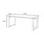 Burlywood Rectangular Solid Wood Dining Table-444477973