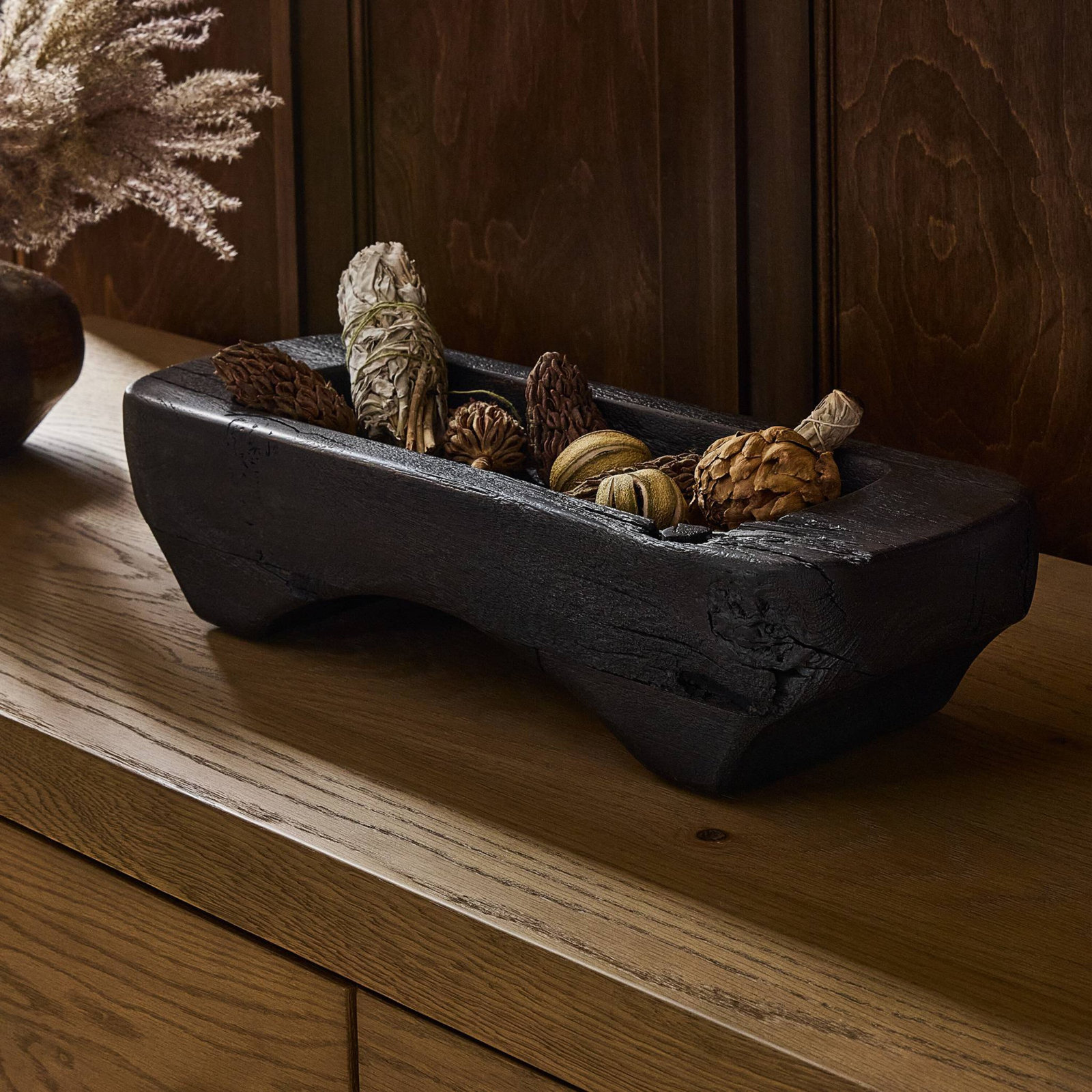 Silla Bowl, Distressed Black Sal