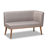 Chapalet Upholstered Dining Set with Fixed Table