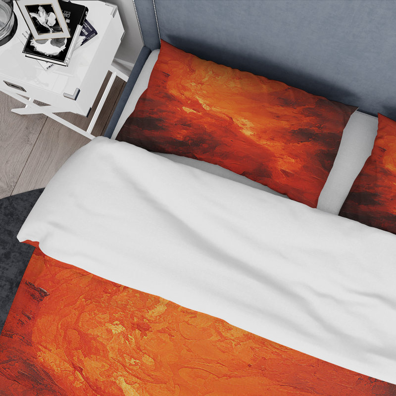 Ensemble de housse de couette Volachic Tachisme Fusion 3 - Tachisme, Housse de couette pour lit simple