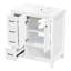 Meuble-lavabo moderne avec lavabo en céramique et grand rangement-1350074703