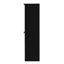 Armoire de salle de bain moderne 36 pouces avec miroir - rangement réglable noir