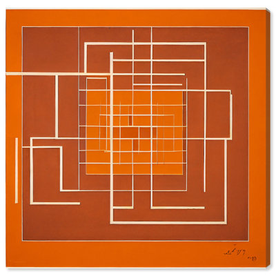Carrés minimalistes sur toile