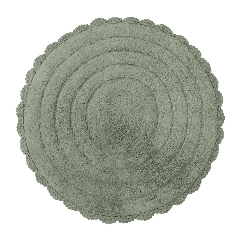 TAPIS DE BAIN EN COTON, Sauge