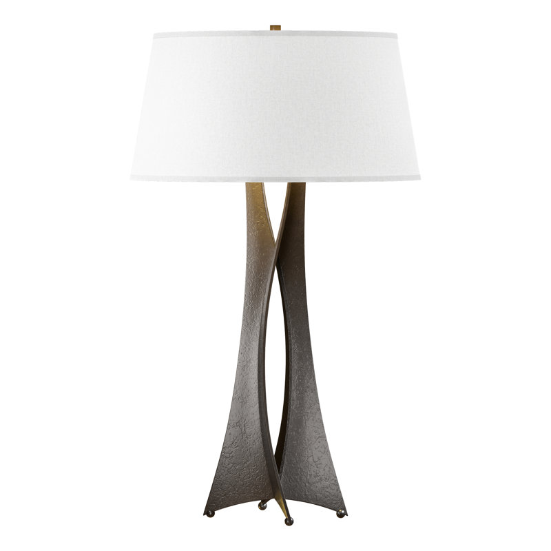 Moreau 33.4" Table Lamp, Oil Rubbed Bronze, Flax