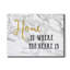 Marble Home - reproduction d'art textuel sur toile tendue-189911705