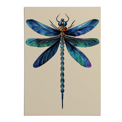 XV1022-4965X View Of A Dragonfly - Print