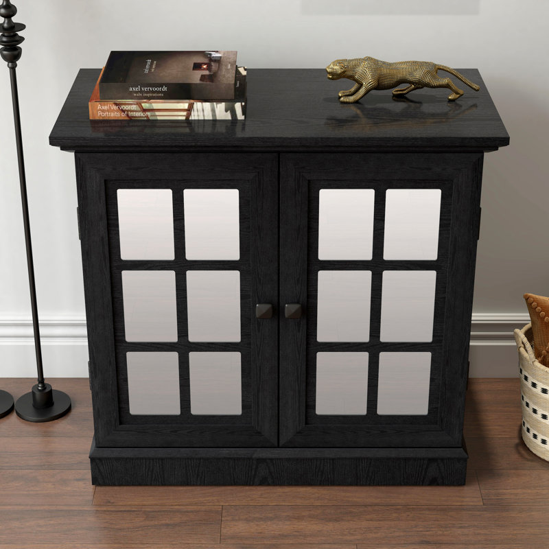 Armoires garde-manger modernes avec panneau de fibres à densité moyenne noir, rangement réglable pour la cuisine