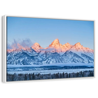 Grand Tetons congelés