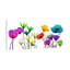 Floral Calm Pop - Wrapped Canvas Print-933597479