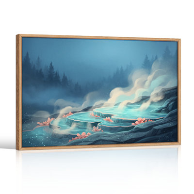 Ensemble de 1 tableau sur toile « Forêt mystique »