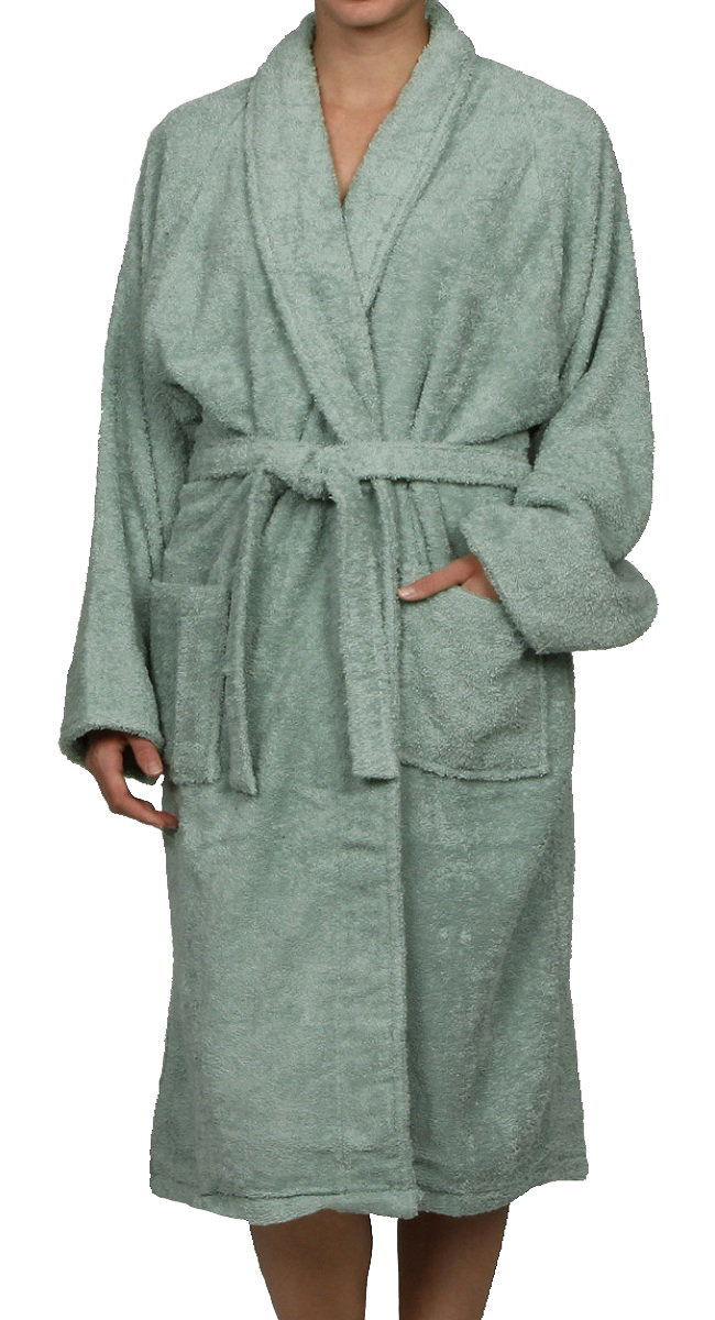 Bathrobe, L, Sage