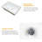 20" L x 13.7" W Rectangular Ceramic Basin Undermount Bathroom Sink with Overflow Hole