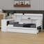Lit de jour avec 3 tiroirs, ports USB et bureau-426806444
