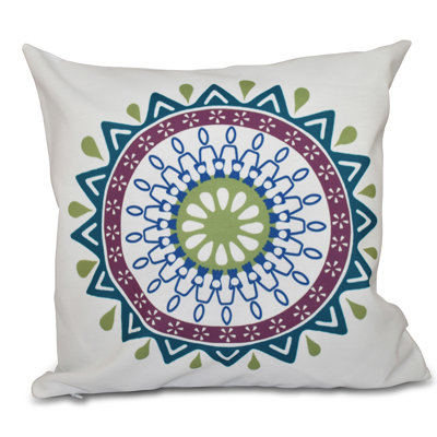 Happy Hippy Square Pillow Cover & Insert