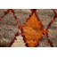 Tapis oriental marocain à motif treillis géométrique 4 x 6