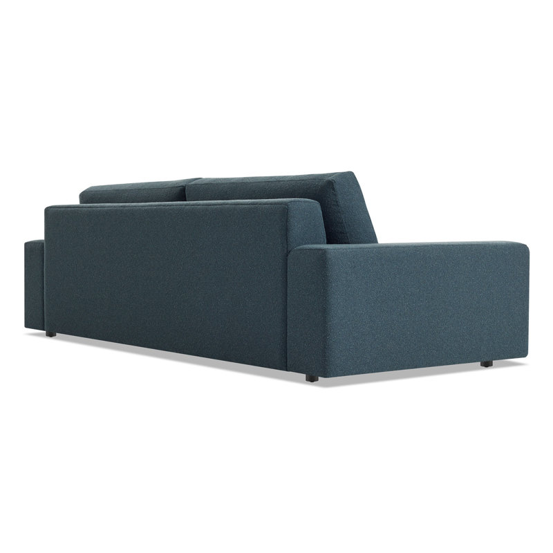 Esker Sofa, Kelso Blue 100% Polyester, 31" H x 98" W x 42" D