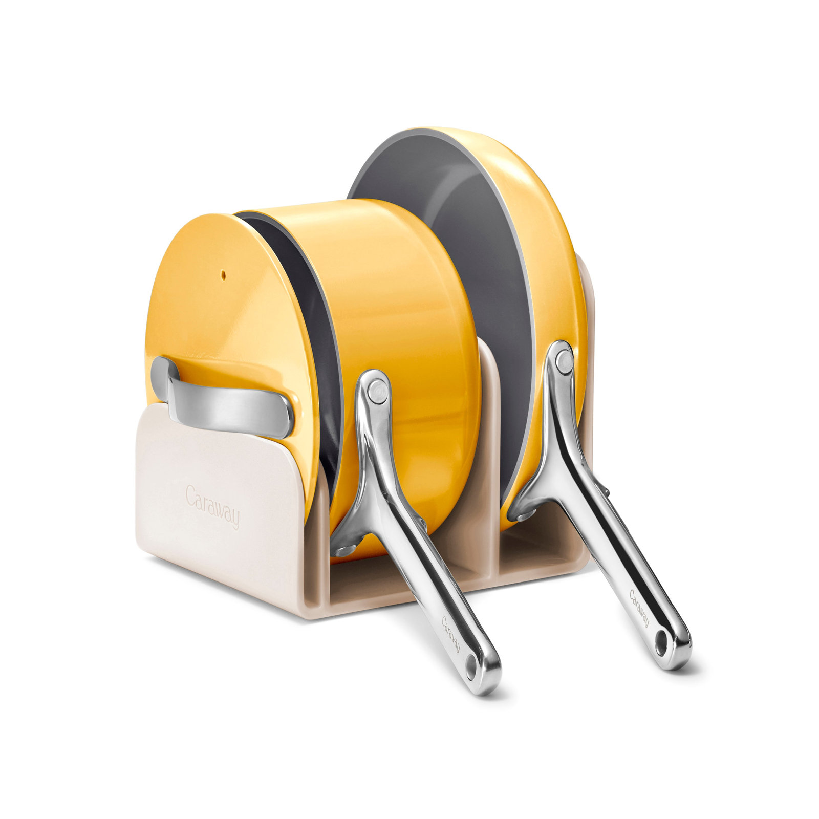 Caraway Ceramic Non-Stick Mini Duo Cookware Set, Marigold