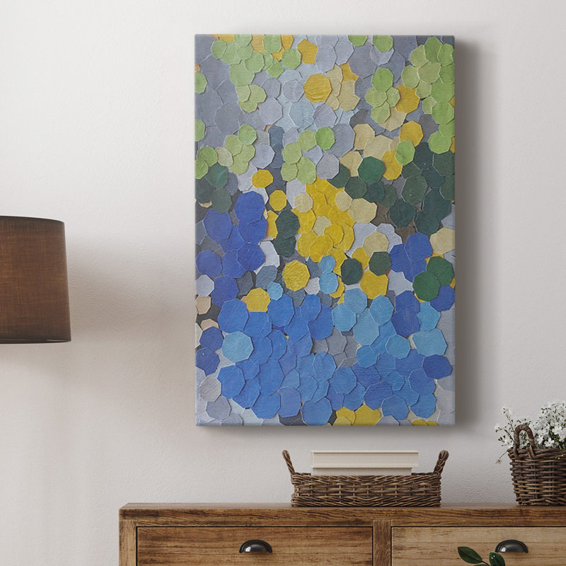 «Lake Como Garden», reproduction encadrée de qualité supérieure - prête à être accrochée, H 60 po x l 40 po x P 1 po
