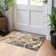 Machine Washable Indoor/Outdoor Xhevrie Gold Rug