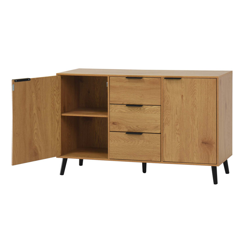 Buffet avec rangement, Naturel